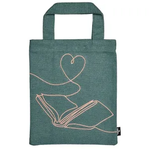 BOSSA PER LLIBRES BLAVA LLIBRE BRODAT