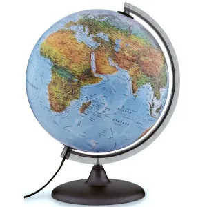 GLOBO SOLID B AZUL ILUMINADO DE PLÁSTICO (30 CM)