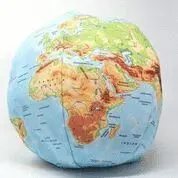 GLOBO ECO FÍSICO GRANDE INGLÉS (29CM)