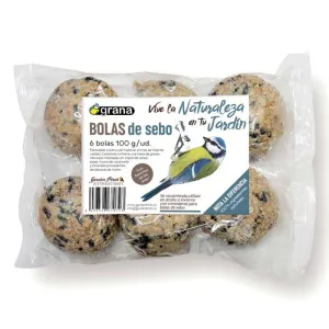 PACK 6 BOLES DE LLARD 100GR PER A MENJADORES D'OCELLS SILVESTRES