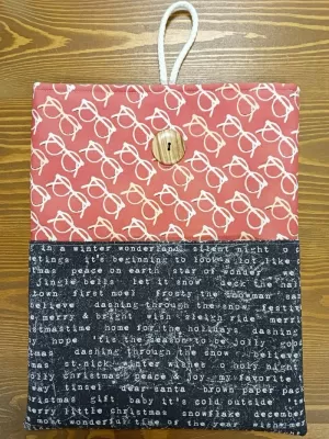 FUNDA DE TELA PER LLIBRES 