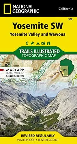 YOSEMITE & WAWONA 1:40.000 (MAP 306 NATIONAL GEOGRAPHIC)