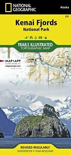 KENAI FJORDS NATIONAL PARK 1:1.100.000 (MAP 231 NATIONAL GEOGRAPHIC)