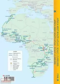 AFRICA WEST ROUTE TANGIER TO CAPE TOWN ATLAS 1:3.400.00 (ITMB)