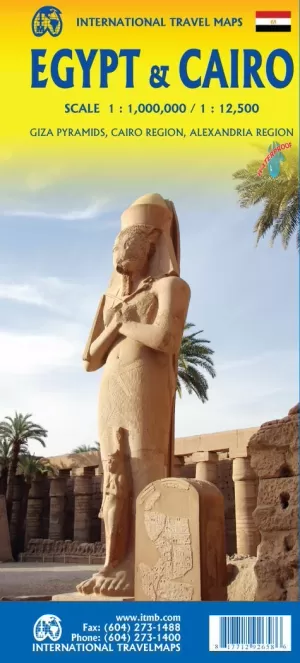 MAPA EGYPT 1:1.000.000 & CAIRO 1:12.500