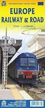 EUROPE RAILWAYS 1:3.350.000 (ITMB)