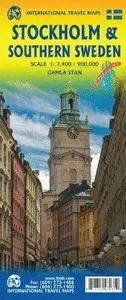 STOCKHOLM 1:7.400 & SOUTHERN SWEDEN 1:900.000 (ITMB MAP)
