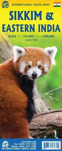 SIKKIM & EASTERN INDIA 1:135.000/1:1.400,000 (ITMB)