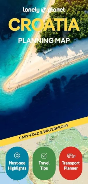 CROATIA PLANNING MAP (MAPA LONELY PLANET CROÀCIA)