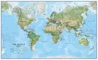 WORLD PHYSICAL LAMINATED (MAPS INTERNATIONAL)