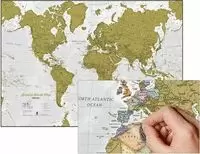 SCRATCH MAP, EL MUNDO MAPA PARA RASCAR SCRATCH MAP, EL MUNDO MAPA PARA RASCAR