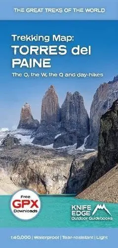TORRES DEL PAINE PATAGONIA 1:40.000 (TREKKING MAP KNIFE)