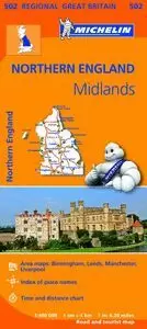 NORTHERN ENGLAND, THE MIDLANDS 1.400.000 (502-MICHELIN)