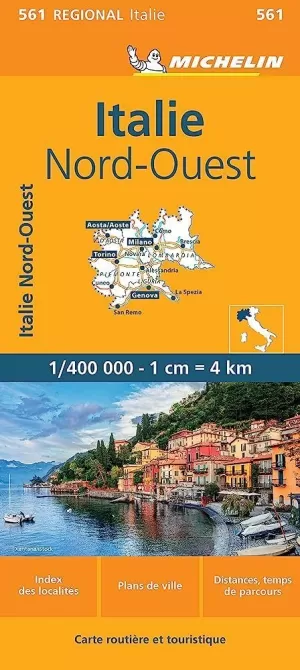 ITALIA NORD OUEST 1:400.000 (MAPA 561 MICHELIN REGIONAL)