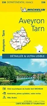 AVEYRON, TARN 1:150,000 (338-MICHELIN)