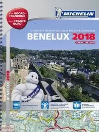 BENELUX. ATLAS ROUTEIR ET TOURISTIQUE 1:150.000 (MICHELIN) 2018