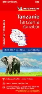 TANZANIA-ZANZIBAR 1:1.300.000 (810 MAPA MICHELIN))