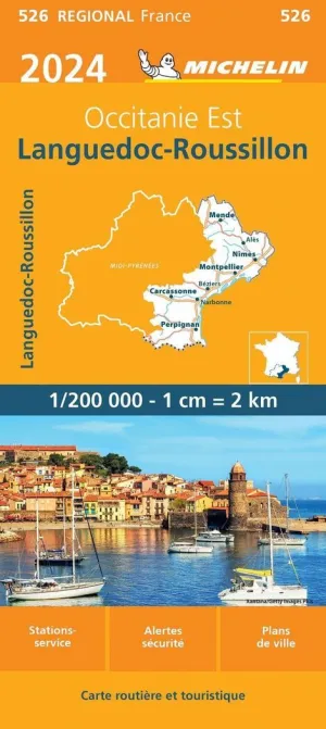 LANGUEDOC-ROUSSILLON 1/200.000 (MAPA 526 REGIONAL MICHELIN)