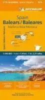 BALEARS 1:140.000 (MICHELIN REGIONAL 579)