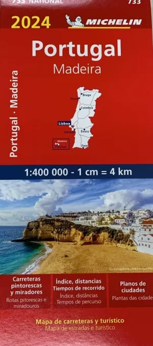 PORTUGAL/MADEIRA (1:400.000) (MICHELIN 733)