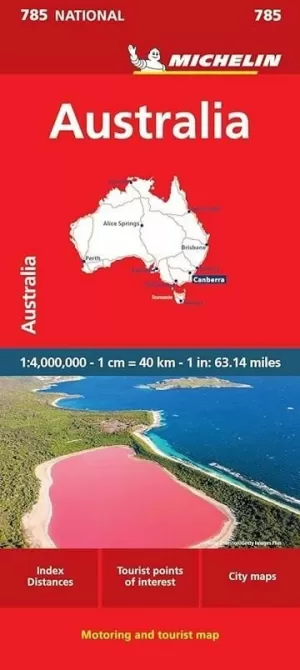 AUSTRALIA 1:4.000.000 (785 MAPA NATIONAL MICHELIN)