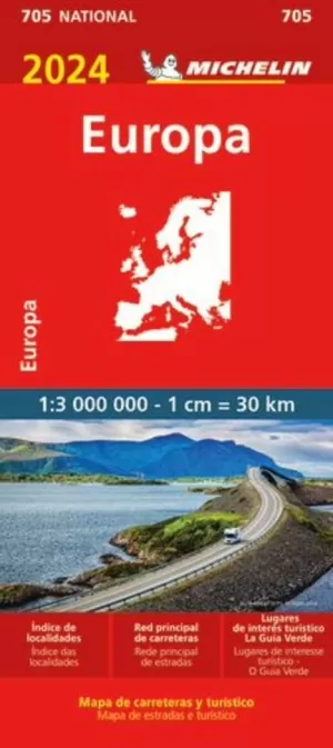 EUROPA 2024 (1:3.000.000) (705 MICHELIN)