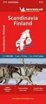 ESCANDINAVIA FINLANDIA 1:1.500.000 (MAPA 711 MICHELIN)