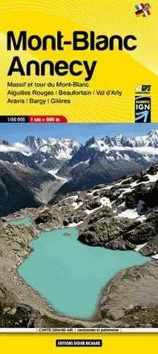 MONT-BLANC ANNECY 1:60.000 (02 MAPA IGN)