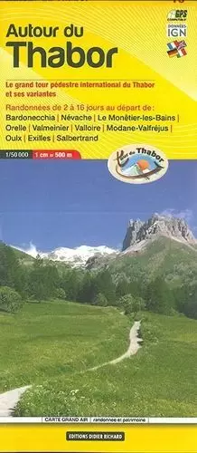 AUTOUR DU THABOR 1:50.000 (MAPA EDR 16)