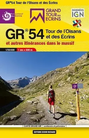 GR54 TOUR DE L'OISANS ET DES ECRINS 1:50.000 (MAPA GLENAT)
