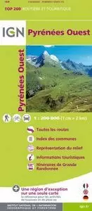 PYRENEES OUEST 1:200.000 -TOP 200 IGN
