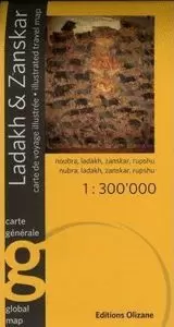 LADAKH & ZANSKAR 1:300.000 CARTE GENERALE -OLIZANE