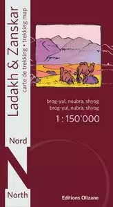 LADAKH & ZANSKAR NORD 1:150.000 -OLIZANE