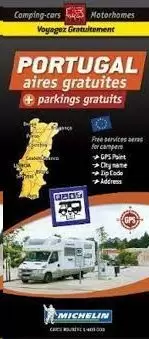PORTUGAL, AIRES CAMPING-CARS ET PARKINGS GRATUITS : 1/400 000