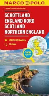 ESCOCIA - NORTE DE INGLATERRA 1:300.000 (MAPA MARCO POLO)