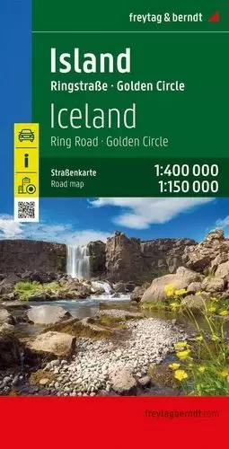 ISLANDIA/ICELAND 1:400.000 (MAPA F&B)