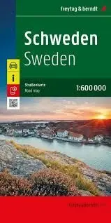 SWEDEN-SUECIA 1:600.000 (MAPA F&B)