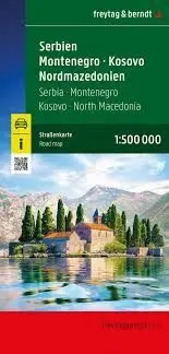 SERBIA, MONTENEGRO I MACEDÒNIA 1:500.000 (F&B)