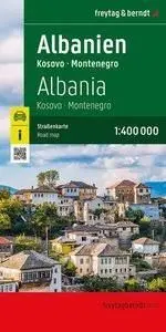 ALBANIA MONTENEGRO KOSOVO 1:400.000 (MAPA F&B)