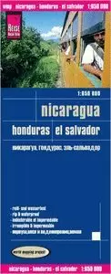 NICARAGUA, HONDURAS, EL SALVADOR 1:650.000 (REISE)