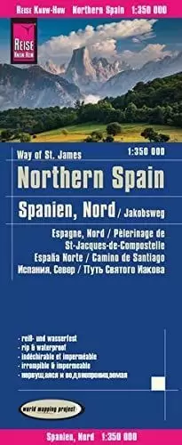ESPAÑA, NORTE / CAMINO DE SANTIAGO 1:350.000 (REISE)