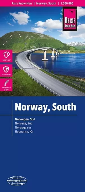 NORWAY SOUTH 1:500.000 (MAP REISE)