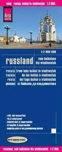 RUSSIA DEL BAIKAL A VLADIVOSTOK 1:2.000.000 (MAPA REISE)