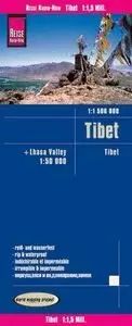 TIBET 1:1.500.00 / LHASA VALLEY 1:50.000 (REISE)