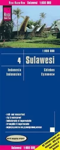 INDONESIA 4: CÉLEBES (SULAWESI) 1:800.000 (MAPA REISE)
