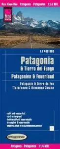 PATAGONIA & TIERRA DE FUEGO 1:1.400.000 IMPERMEABLE (MAPA REISE)