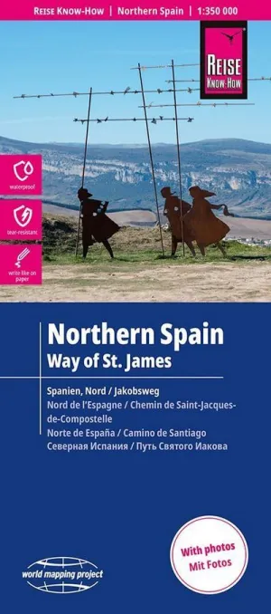 ESPAÑA NORTE 1:350.000 IMPERMEABLE