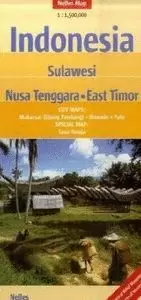 INDONESIA. SULAWESI, NUSA TENGGARA, EAST TIMOR 1:1.500.000 (NELLES)