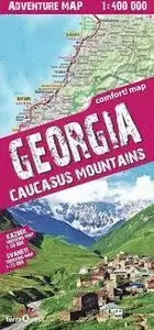 GEORGIA CAUCASUS MOUNTAINS ADVENTURE MAP 1:400.000 (TERRAQUEST)