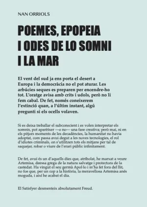 POEMES, EPOPEIA I ODES DE LO SOMNI I LA MAR